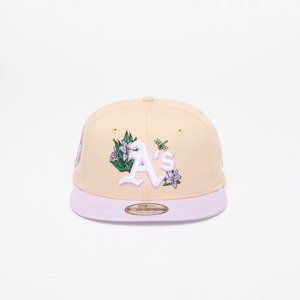 New Era Oakland Athletics MLB 9FIFTY Floral Snapback Cap Stone/ Pastel Lilac