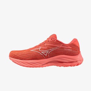 Mizuno Wave Rider 27 Dubarry/ White/ Cranberry