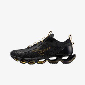 Mizuno Wave Prophecy 13 Black/ Gold/ Metallic Gray