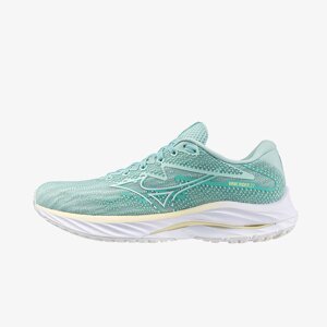 Mizuno Wave Rider 27 Eggshell Blue/ White/ Anise Flow