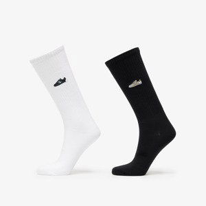 Ponožky adidas Samba Crew 2-Pack White/ Black M
