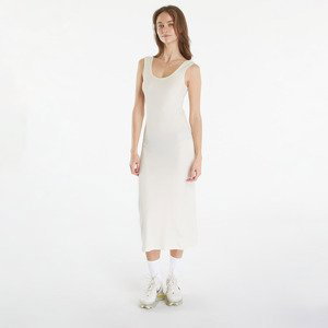 Šaty Urban Classics Ladies Rib Top Dress White Sand XL