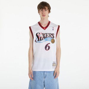 Mitchell & Ness Philadelphia 76ers 3 Allen Iverson 2002 Swingman Jersey White/ White