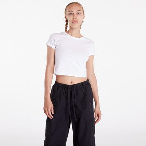 Urban Classics Ladies Stretch Jersey Cropped Tee White