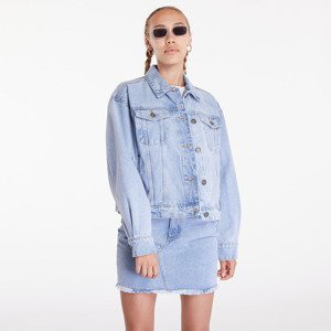 Urban Classics Ladies 80‘s Oversized Denim Jacket New Light Blue Washed