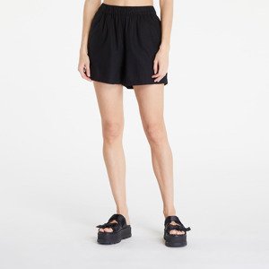 Šortky Urban Classics Ladies Linen Mixed Boxer Shorts Black XL