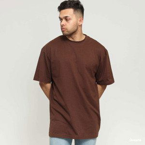 Tričko Urban Classics Tall Tee Brown 4XL