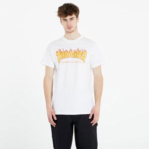 Thrasher Flame Logo White