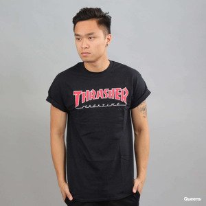 Thrasher Outlined Tee Black