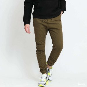 Kalhoty Urban Classics Stretch Jogging Pants Green M