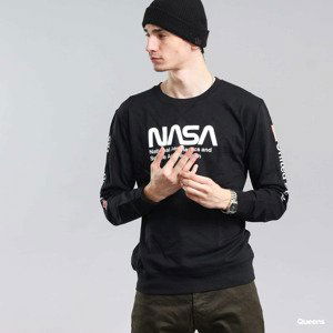 Mikina Urban Classics NASA US Crewneck Black L