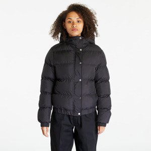 Bunda Urban Classics Ladies Hooded Puffer Jacket Black XS
