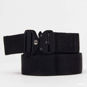 Pásek Urban Classics Wing Buckle Belt Black L-XL