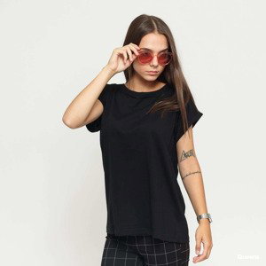 Tričko Urban Classics Ladies Organic Extended Shoulder Tee Black XL