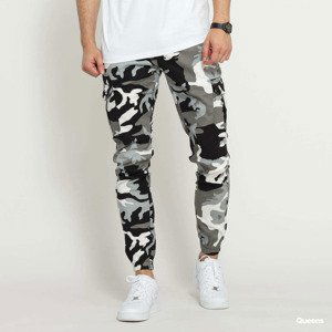 Kalhoty Urban Classics Camo Cargo Jogging Pants 2.0 Grey W28