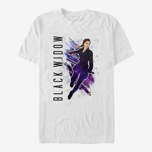 Queens Marvel Avengers: Endgame - Black Widow Painted Unisex T-Shirt White