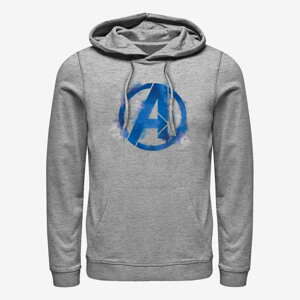 Queens Marvel Avengers: Endgame - Avengers Spray Logo Unisex Hoodie Heather Grey