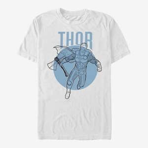 Queens Marvel Avengers: Endgame - Thor Simplicity Unisex T-Shirt White
