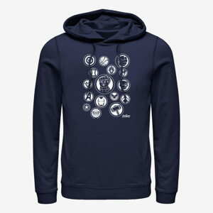 Queens Marvel Avengers: Infinity War - Avengers Symbol Unisex Hoodie Navy Blue