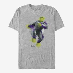 Queens Marvel Avengers: Endgame - Hulk Painted Unisex T-Shirt Heather Grey