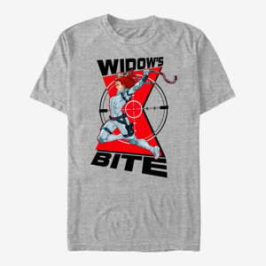 Queens Marvel Black Widow: Movie - Widow Bite Unisex T-Shirt Heather Grey