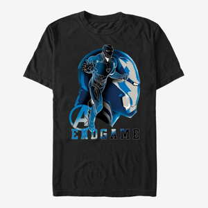 Queens Marvel Avengers: Endgame - Ironman Endgame Silhouette Unisex T-Shirt Black