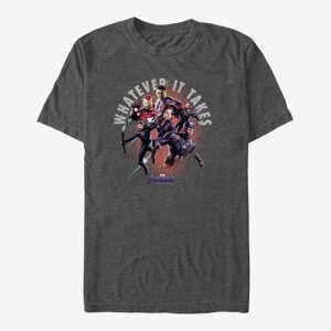 Queens Marvel Avengers: Endgame - Heroes Sacrifice Unisex T-Shirt Dark Heather Grey