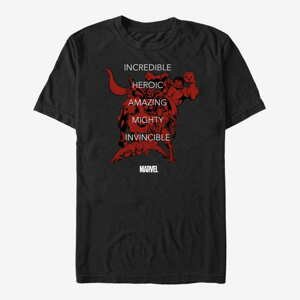 Queens Marvel Avengers Classic - Avengers Tonal Words Unisex T-Shirt Black