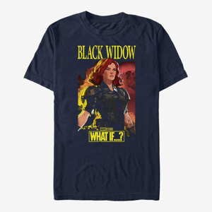 Queens Marvel What If‚Ä¶? - BlackWidow Grunge Unisex T-Shirt Navy Blue