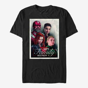 Queens Marvel Black Widow: Movie - Family of Spies Unisex T-Shirt Black