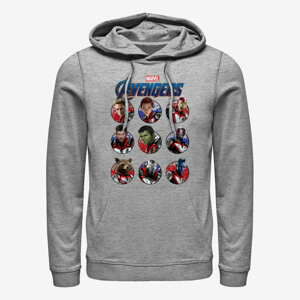 Queens Marvel Avengers: Endgame - Heroic Group Unisex Hoodie Heather Grey