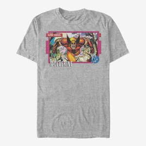 Queens Marvel X-Men - WOLVERINE Unisex T-Shirt Heather Grey
