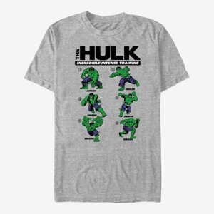 Queens Marvel Avengers Classic - Hulk Training Unisex T-Shirt Heather Grey