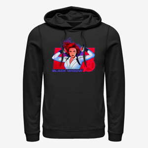 Queens Marvel Black Widow: Movie - Ready Widow Unisex Hoodie Black