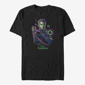 Queens Marvel Hawkeye - Colorful Hawkeye Unisex T-Shirt Black