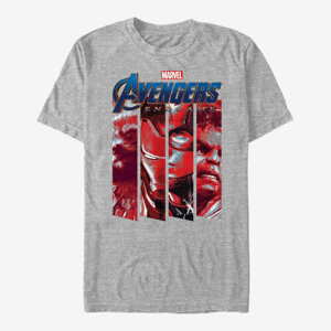 Queens Marvel Avengers: Endgame - Four Strong Unisex T-Shirt Heather Grey