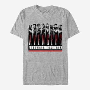 Queens Marvel Avengers: Endgame - Avengers Together Unisex T-Shirt Heather Grey