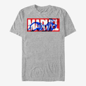 Queens Marvel - Stark Logo Unisex T-Shirt Heather Grey