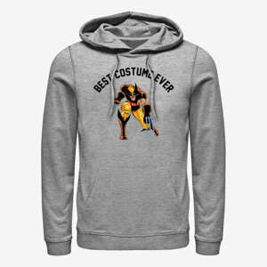 Queens Marvel X-Men - Best Wolverine Costume Unisex Hoodie Heather Grey