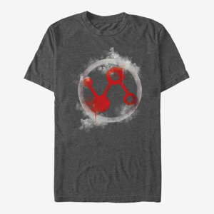 Queens Marvel Avengers: Endgame - Ant Man Spray Logo Unisex T-Shirt Dark Heather Grey