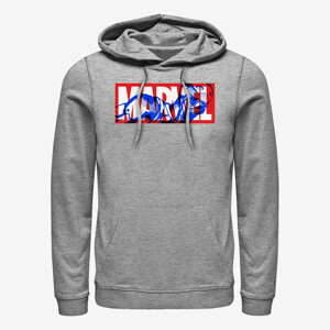 Queens Marvel - Stark Logo Unisex Hoodie Heather Grey