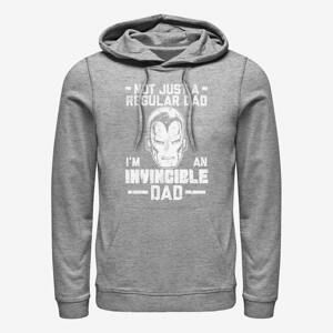 Queens Marvel Avengers Classic - Invincible Dad Man Unisex Hoodie Heather Grey