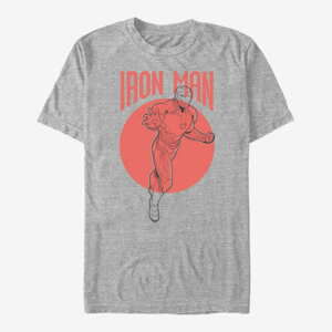 Queens Marvel Avengers: Endgame - Iron Man Simplicity Unisex T-Shirt Heather Grey