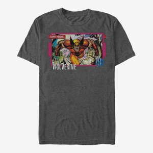 Queens Marvel X-Men - WOLVERINE Unisex T-Shirt Dark Heather Grey