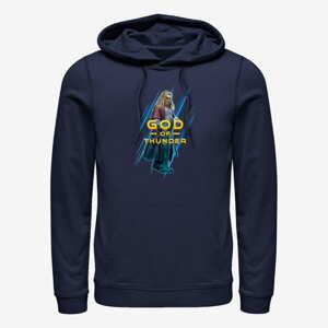 Queens Marvel Avengers: Endgame - God of Thunders Unisex Hoodie Navy Blue