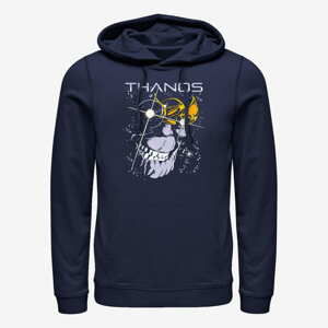 Queens Marvel Avengers Classic - Thanos Stars Unisex Hoodie Navy Blue