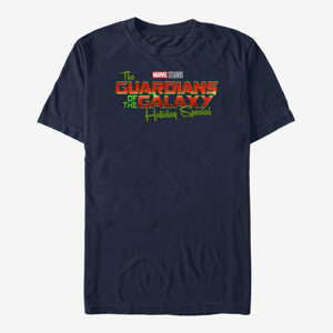 Queens Marvel GOTG Classic - Heavy Metal Rocket Unisex T-Shirt Navy Blue