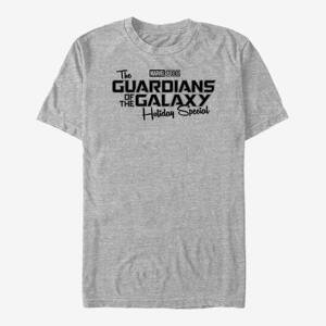 Queens Marvel The Guardians of the Galaxy Holiday Special - One Color Logo Unisex T-Shirt Heather Grey