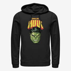 Queens Marvel Avengers - Hulk Face Unisex Hoodie Black