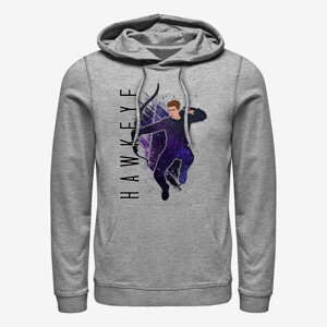 Queens Marvel Avengers: Endgame - Hawkeye Painted Unisex Hoodie Heather Grey